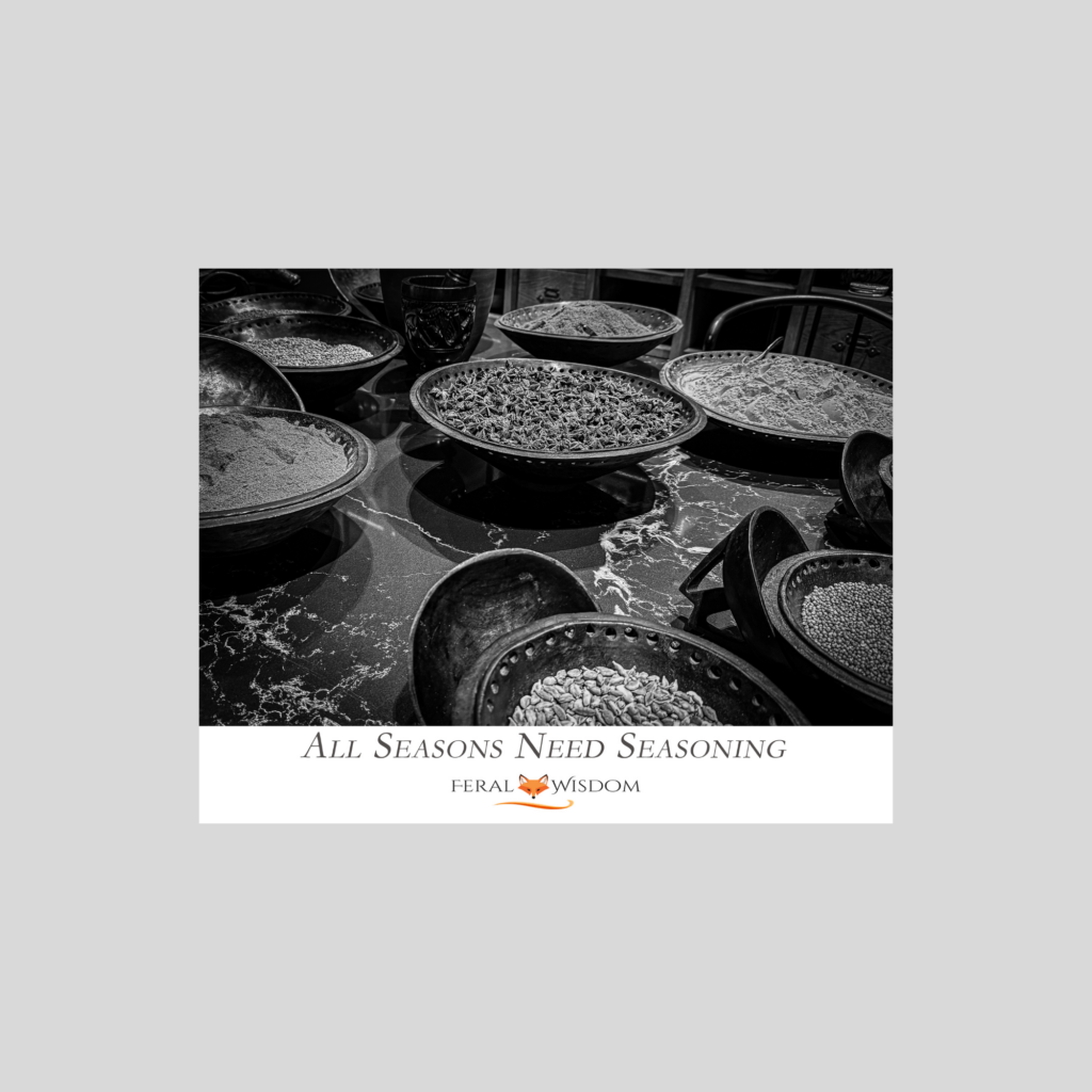 All Seasons Need Seasoning - Print
