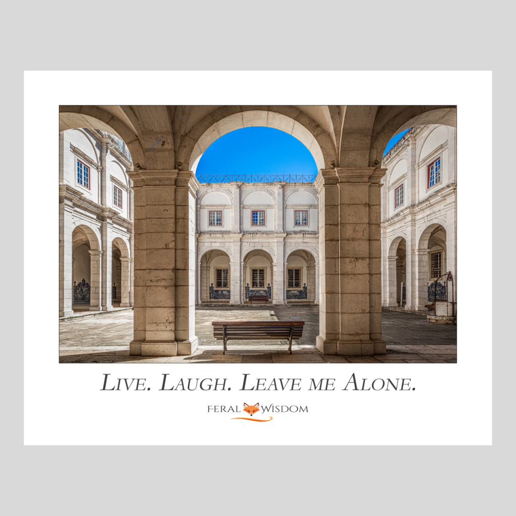 Live. Laugh. Leave me Alone. - Large Format Print